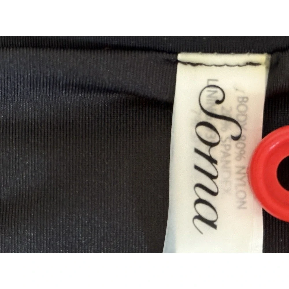 Soma Swim Bottoms Black Swimwear SZ‎ XL